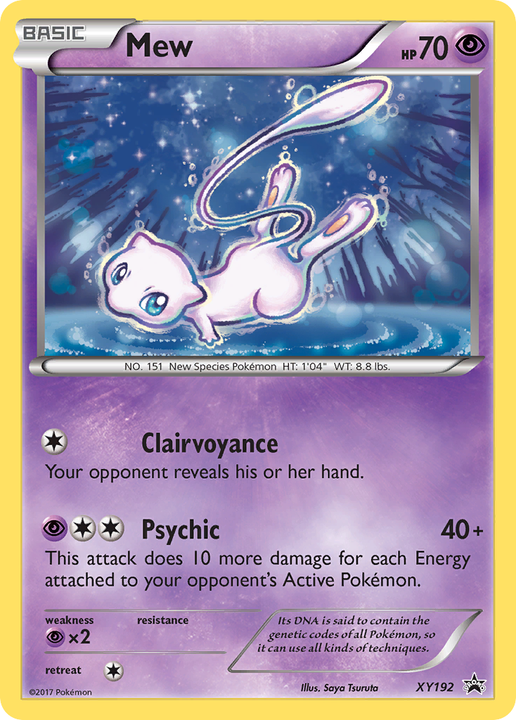 Mew (XY192) [XY: Black Star Promos] | Pegasus Games WI