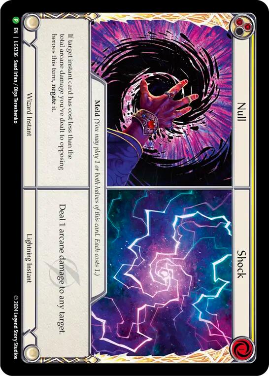 Null // Shock [LGS336] (Promo)  Cold Foil | Pegasus Games WI