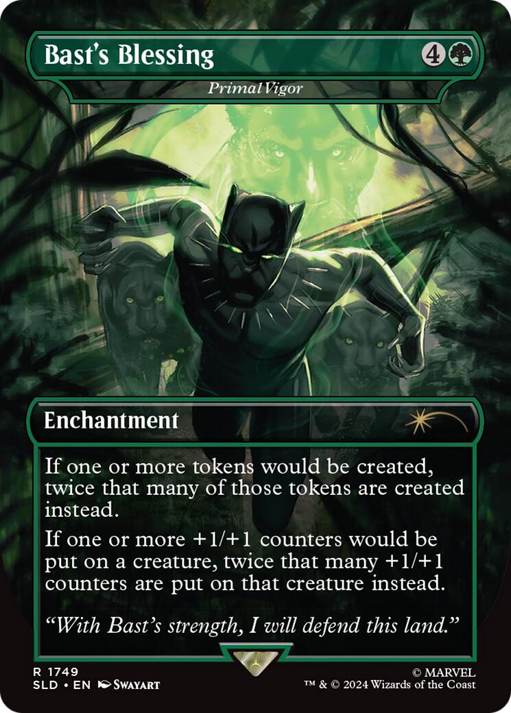 Bast's Blessing - Primal Vigor [Secret Lair Drop Series] | Pegasus Games WI