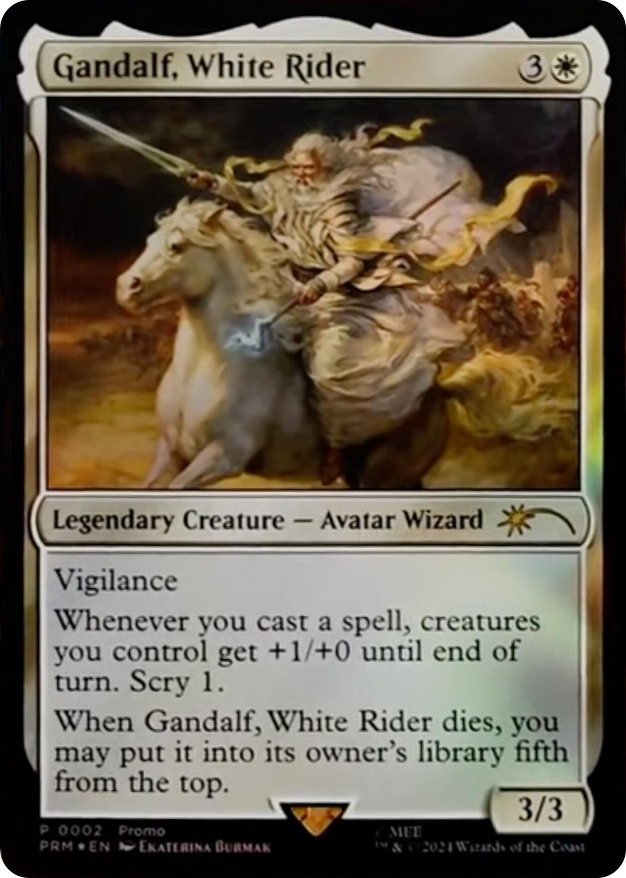 Gandalf, White Rider [Resale Promos] | Pegasus Games WI