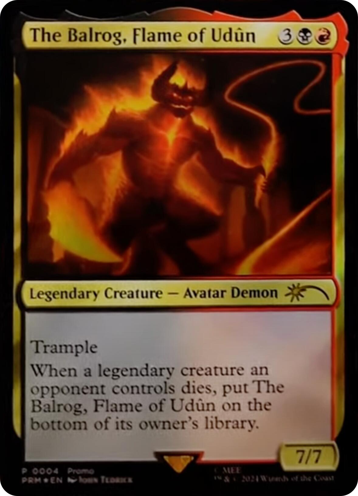 The Balrog, Flame of Udun [Resale Promos] | Pegasus Games WI