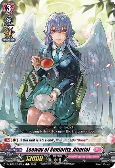 Leeway of Seniority, Altariel (D-LBT02/048EN) [Lyrical Monasterio: It's a New School Term!] | Pegasus Games WI