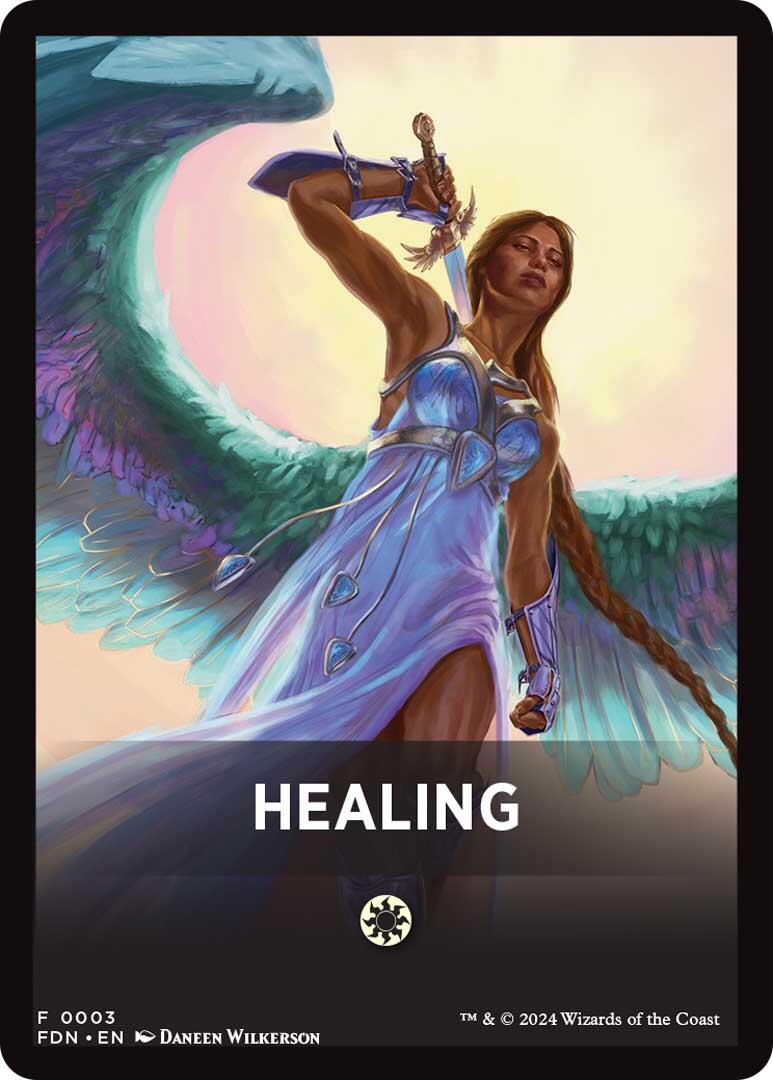 Healing Theme Card [Foundations Tokens] | Pegasus Games WI