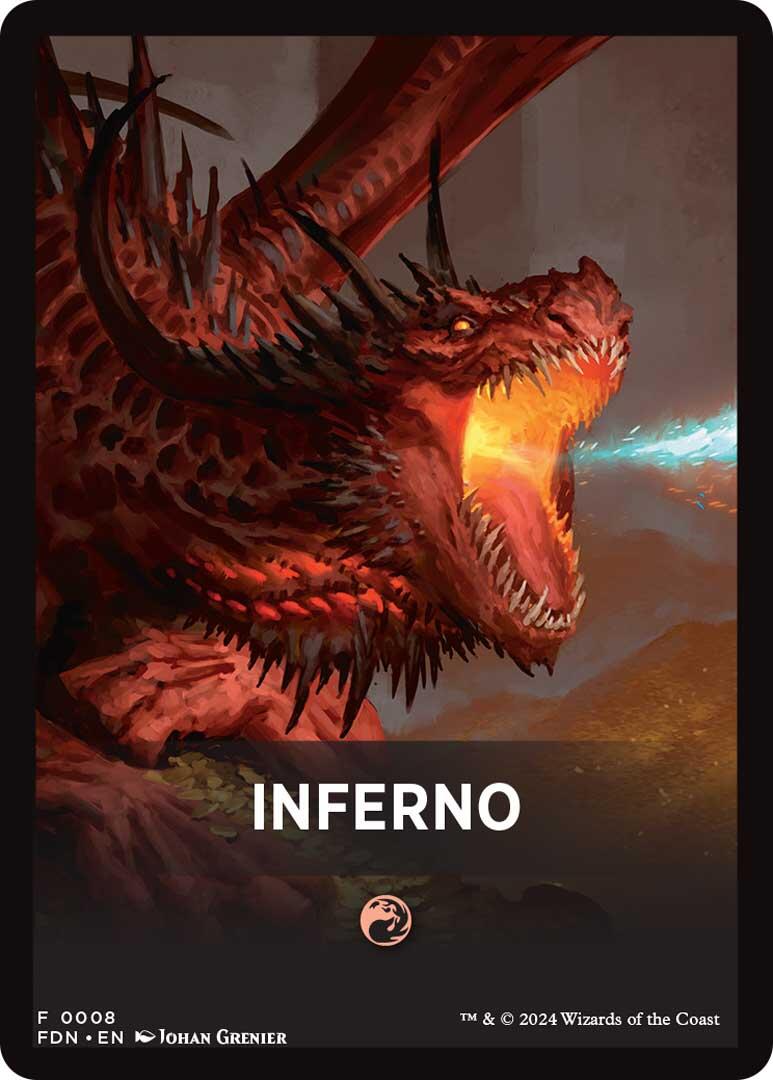 Inferno Theme Card [Foundations Tokens] | Pegasus Games WI