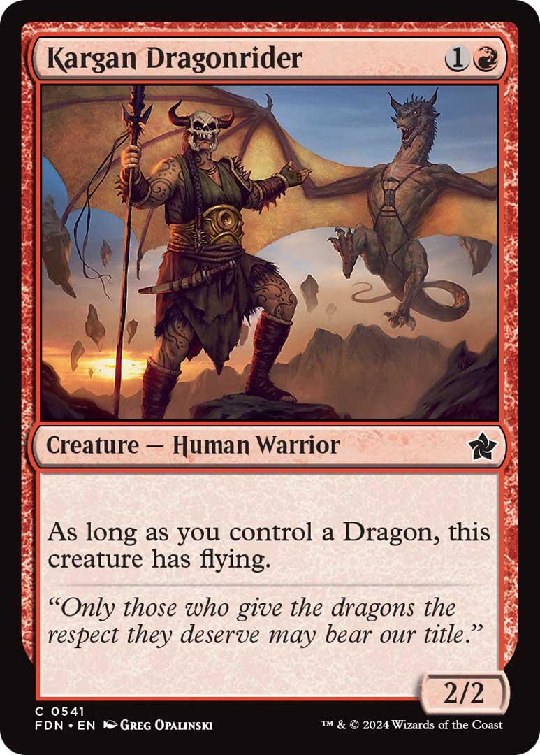 Kargan Dragonrider [Foundations] | Pegasus Games WI