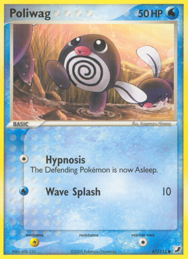 Poliwag (67/115) [EX: Unseen Forces] | Pegasus Games WI