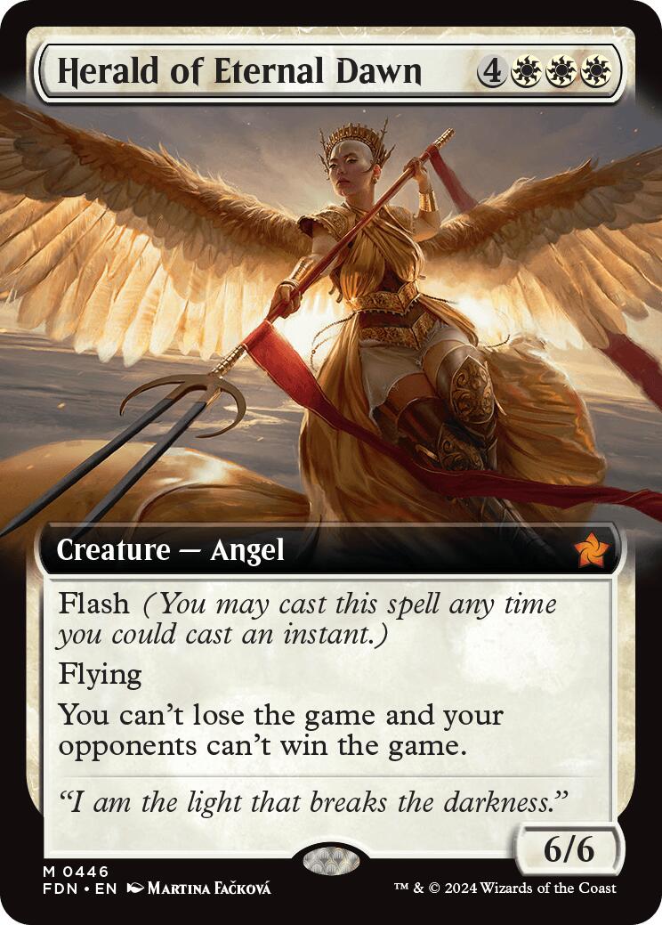 Herald of Eternal Dawn (Extended Art) [Foundations] | Pegasus Games WI