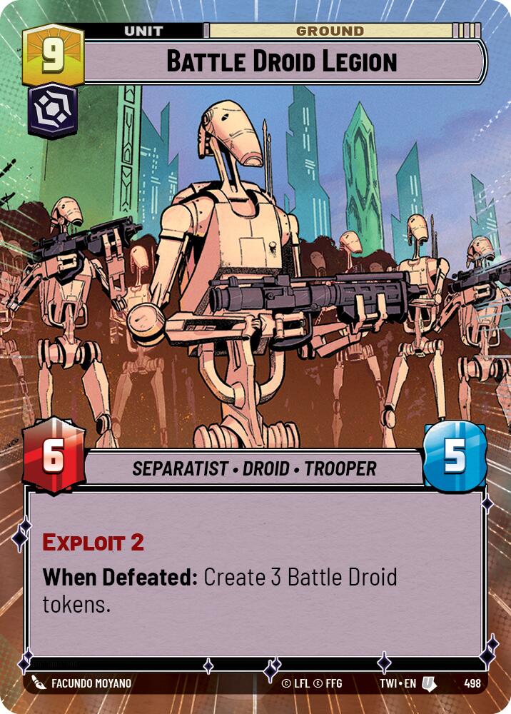 Battle Droid Escort (Hyperspace) (5) [Twilight of the Republic] | Pegasus Games WI