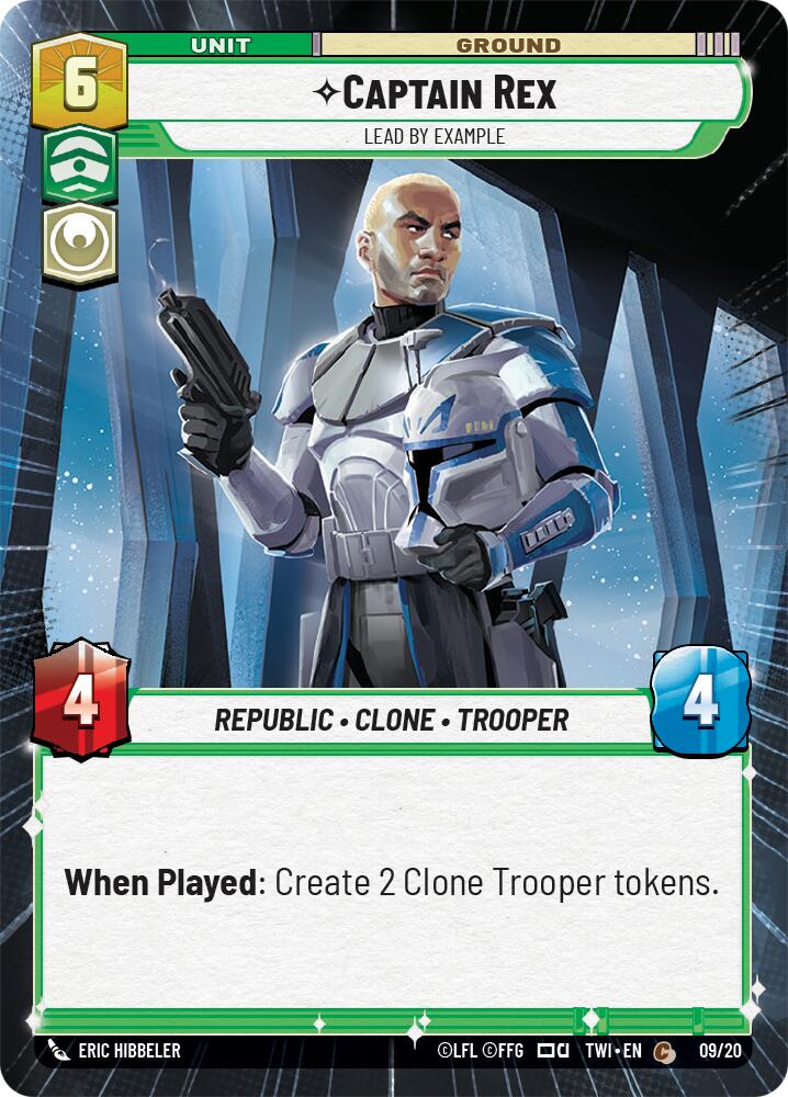 Captain Rex - Lead by Example (Hyperspace) (9) [Twilight of the Republic] | Pegasus Games WI