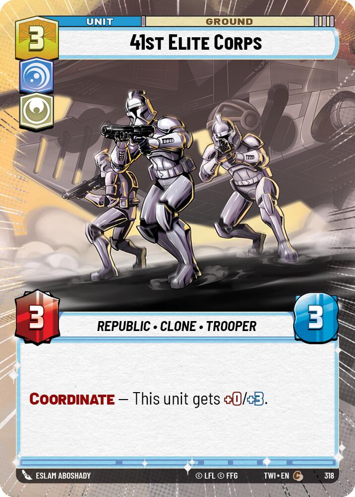 41st Elite Corps (Hyperspace) (318) [Twilight of the Republic] | Pegasus Games WI