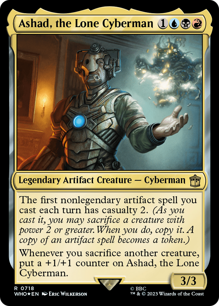 Ashad, the Lone Cyberman (Surge Foil) [Doctor Who] | Pegasus Games WI