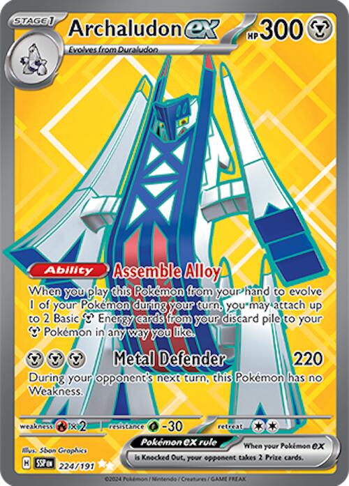 Archaludon ex (224/191) [Scarlet & Violet: Surging Sparks] | Pegasus Games WI