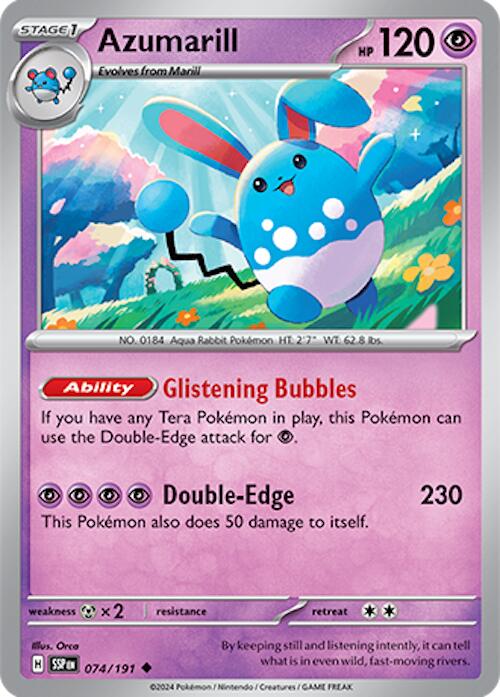 Azumarill (074/191) [Scarlet & Violet: Surging Sparks] | Pegasus Games WI