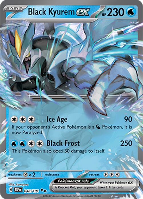 Black Kyurem ex (048/191) [Scarlet & Violet: Surging Sparks] | Pegasus Games WI