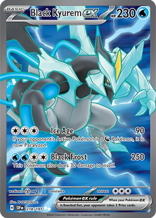 Black Kyurem ex (218/191) [Scarlet & Violet: Surging Sparks] | Pegasus Games WI