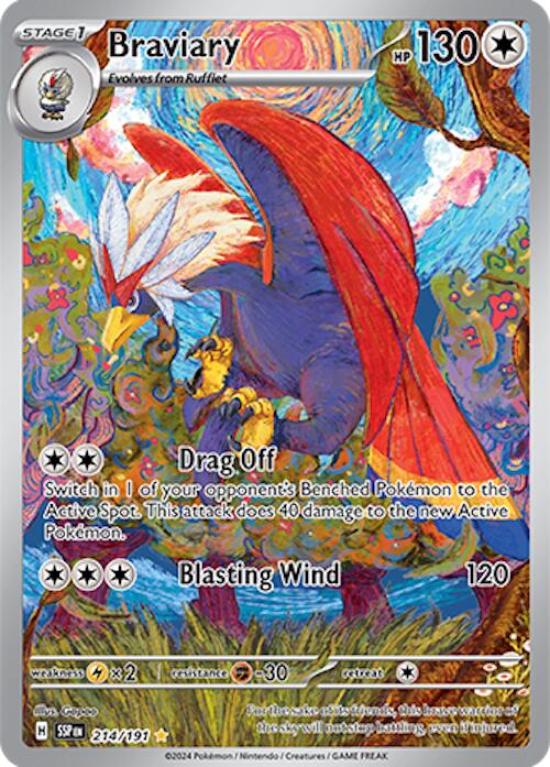 Braviary (214/191) [Scarlet & Violet: Surging Sparks] | Pegasus Games WI