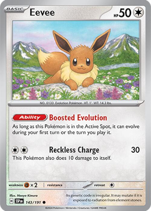 Eevee (143/191) [Scarlet & Violet: Surging Sparks] | Pegasus Games WI