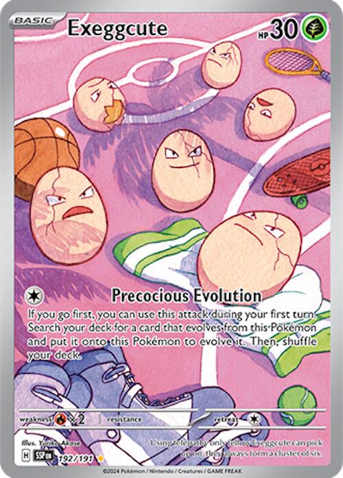 Exeggcute (192/191) [Scarlet & Violet: Surging Sparks] | Pegasus Games WI