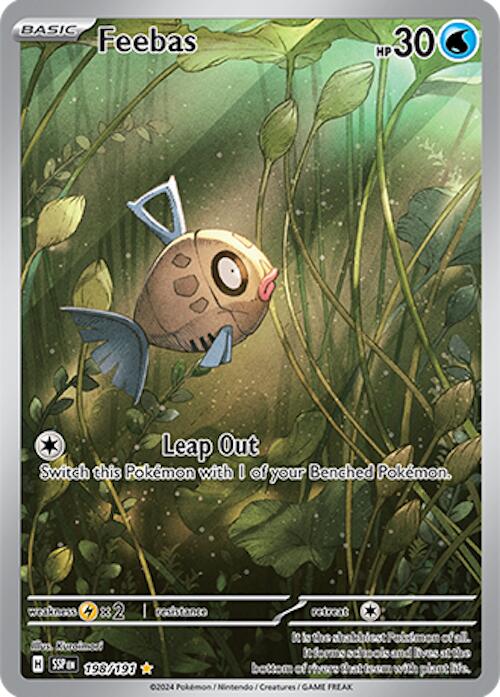 Feebas (198/191) [Scarlet & Violet: Surging Sparks] | Pegasus Games WI