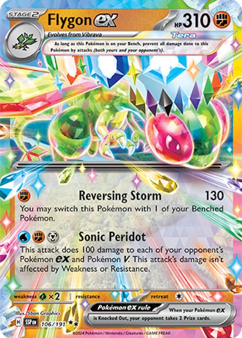 Flygon ex (106/191) [Scarlet & Violet: Surging Sparks] | Pegasus Games WI