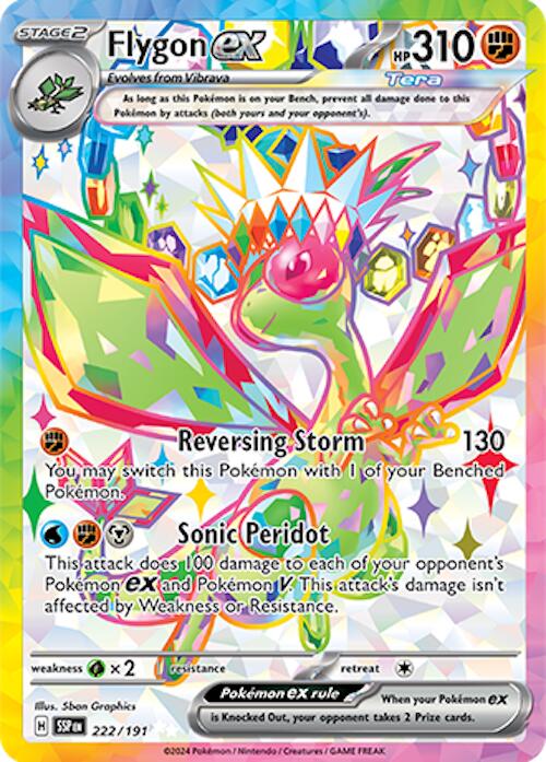 Flygon ex (222/191) [Scarlet & Violet: Surging Sparks] | Pegasus Games WI