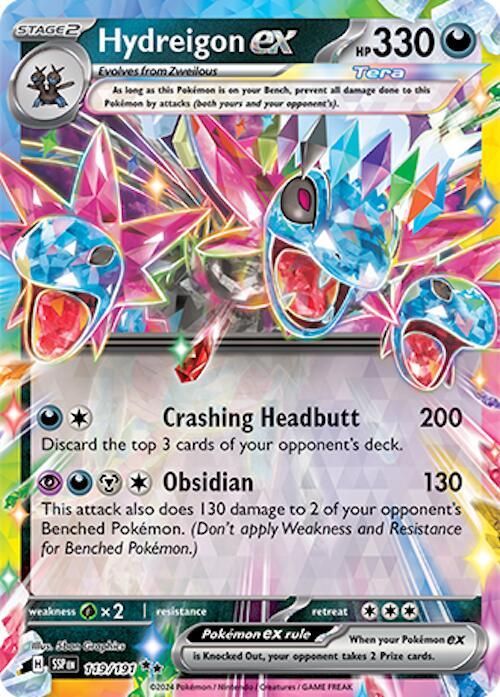 Hydreigon ex (119/191) [Scarlet & Violet: Surging Sparks] | Pegasus Games WI