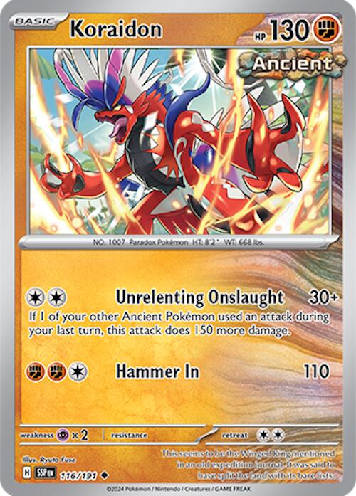 Koraidon (116/191) [Scarlet & Violet: Surging Sparks] | Pegasus Games WI