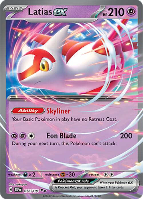 Latias ex (076/191) [Scarlet & Violet: Surging Sparks] | Pegasus Games WI