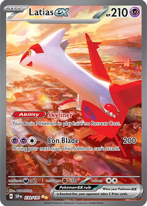 Latias ex (239/191) [Scarlet & Violet: Surging Sparks] | Pegasus Games WI