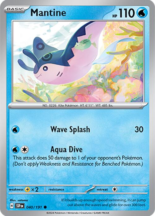 Mantine (040/191) [Scarlet & Violet: Surging Sparks] | Pegasus Games WI