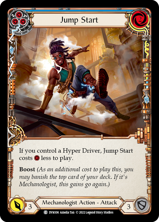 Jump Start (Blue) [DYN106] (Dynasty)  Rainbow Foil | Pegasus Games WI