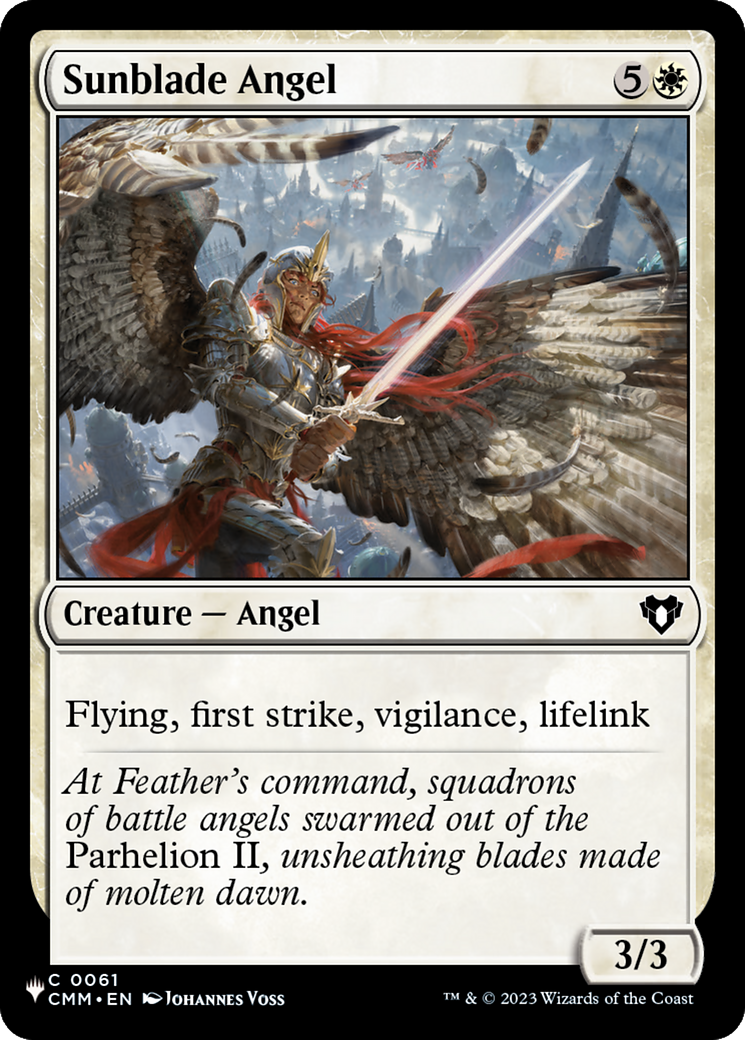 Sunblade Angel [The List Reprints] | Pegasus Games WI