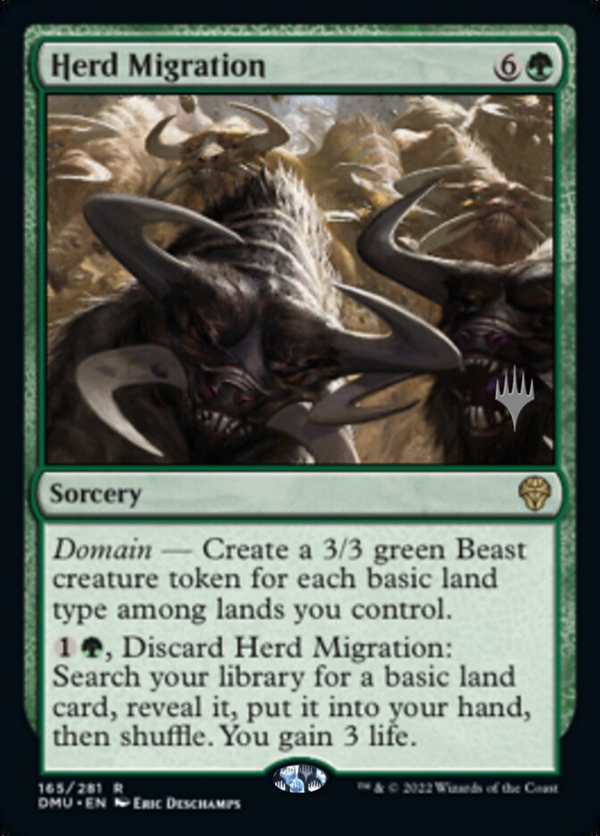 Herd Migration (Promo Pack) [Dominaria United Promos] | Pegasus Games WI