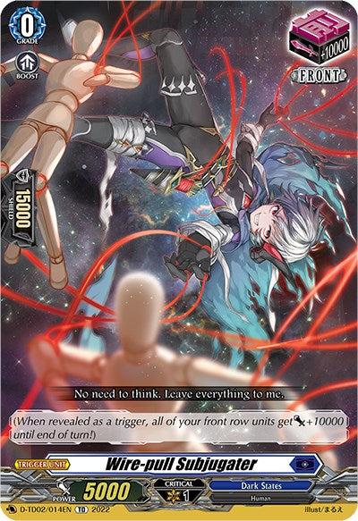 Wire-pull Subjugater (D-TD02/014EN) [D-TD02: Michiru Hazama -Demonic Jewel Dragon of the Four Flames-] | Pegasus Games WI