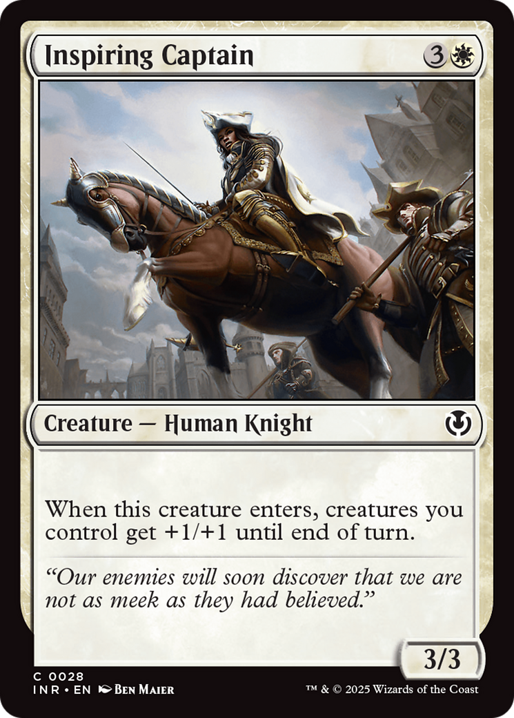 Inspiring Captain [Innistrad Remastered] | Pegasus Games WI