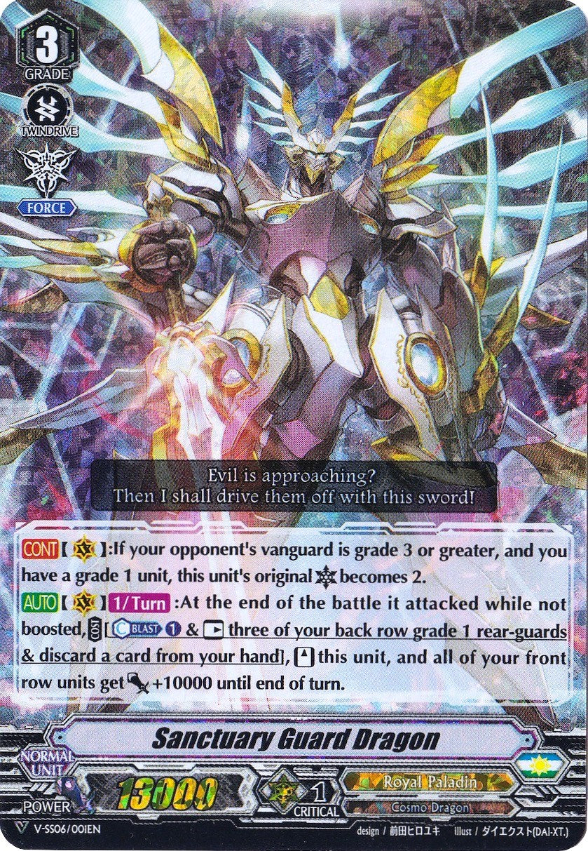 Sanctuary Guard Dragon (Vanguard Rare) (V-SS06/001EN) [Valiant Sanctuary] | Pegasus Games WI