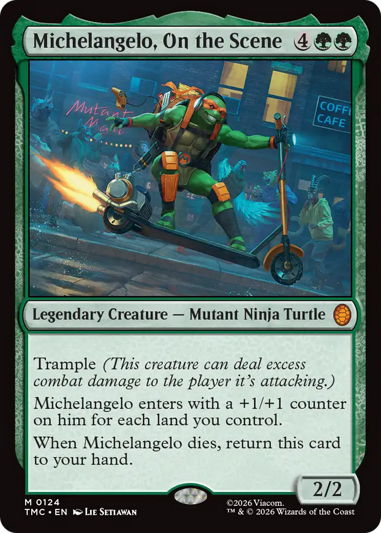 Michelangelo, On the Scene [Teenage Mutant Ninja Turtles Commander] | Pegasus Games WI