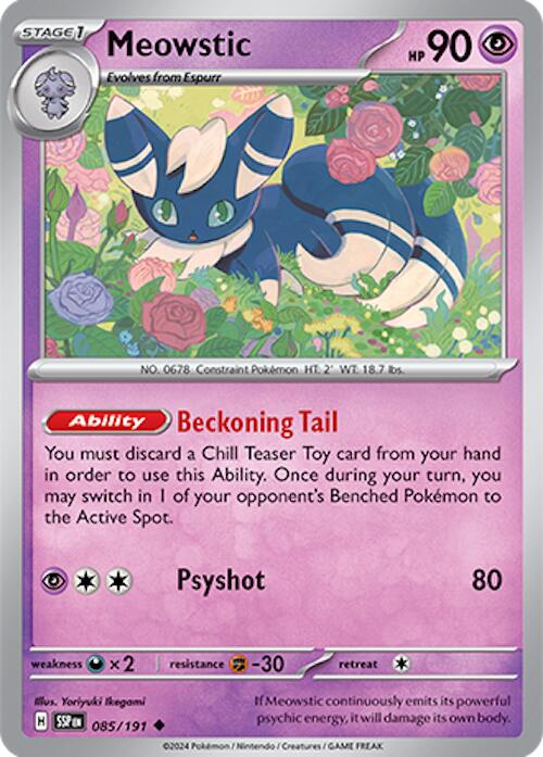 Meowstic (085/191) [Scarlet & Violet: Surging Sparks] | Pegasus Games WI