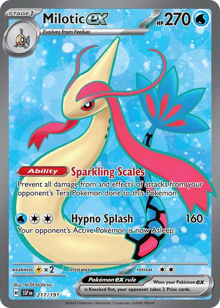 Milotic ex (217/191) [Scarlet & Violet: Surging Sparks] | Pegasus Games WI