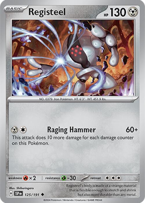 Registeel (125/191) [Scarlet & Violet: Surging Sparks] | Pegasus Games WI