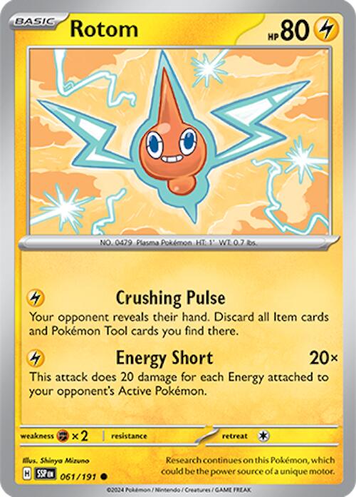 Rotom (061/191) [Scarlet & Violet: Surging Sparks] | Pegasus Games WI