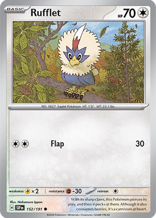 Rufflet (152/191) [Scarlet & Violet: Surging Sparks] | Pegasus Games WI