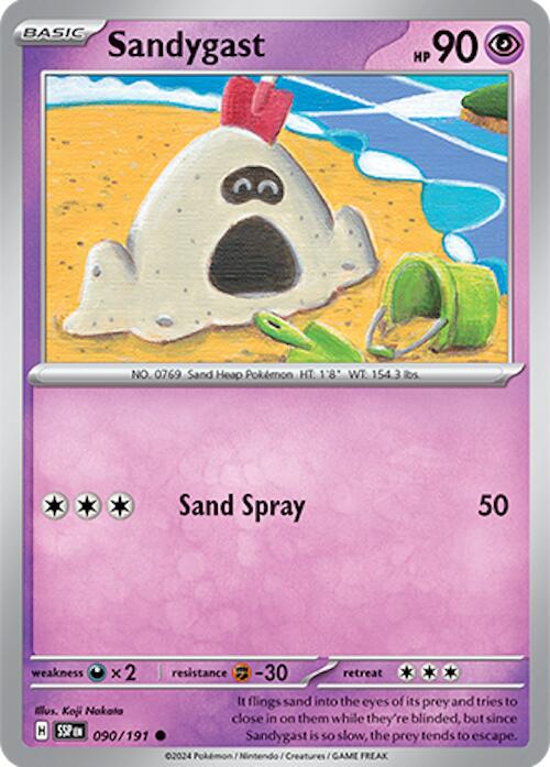 Sandygast (090/191) [Scarlet & Violet: Surging Sparks] | Pegasus Games WI