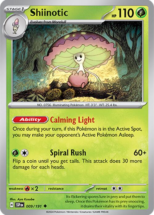 Shiinotic (009/191) [Scarlet & Violet: Surging Sparks] | Pegasus Games WI