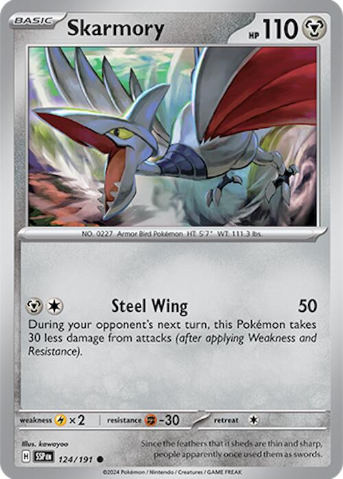 Skarmory (124/191) [Scarlet & Violet: Surging Sparks] | Pegasus Games WI