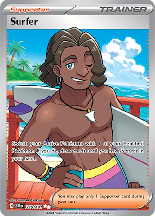 Surfer (235/191) [Scarlet & Violet: Surging Sparks] | Pegasus Games WI