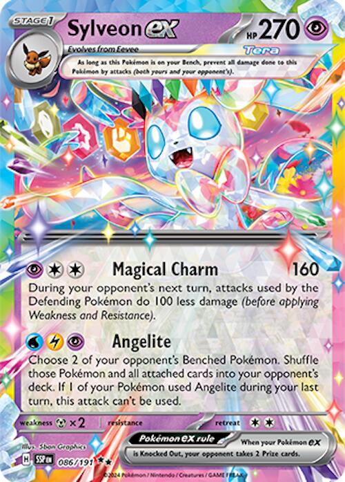 Sylveon ex (086/191) [Scarlet & Violet: Surging Sparks] | Pegasus Games WI