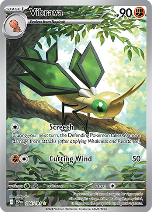 Vibrava (206/191) [Scarlet & Violet: Surging Sparks] | Pegasus Games WI