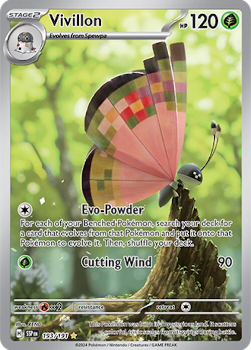 Vivillon (193/191) [Scarlet & Violet: Surging Sparks] | Pegasus Games WI