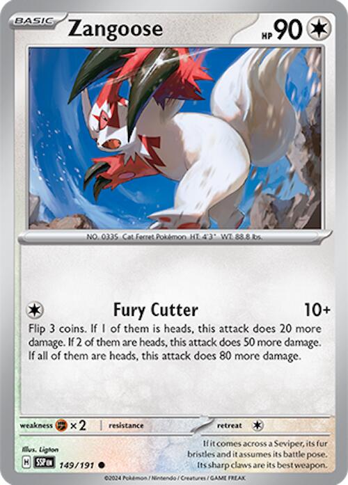 Zangoose (149/191) [Scarlet & Violet: Surging Sparks] | Pegasus Games WI